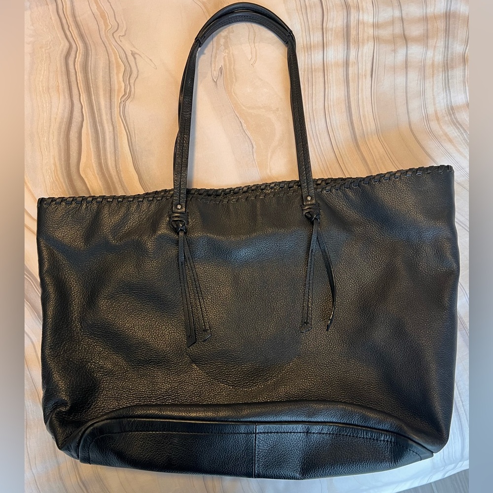 Cole Haan black leather tote
